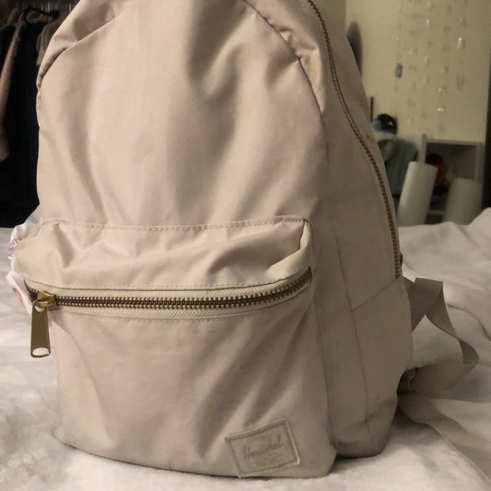 Herschel cream color back pack